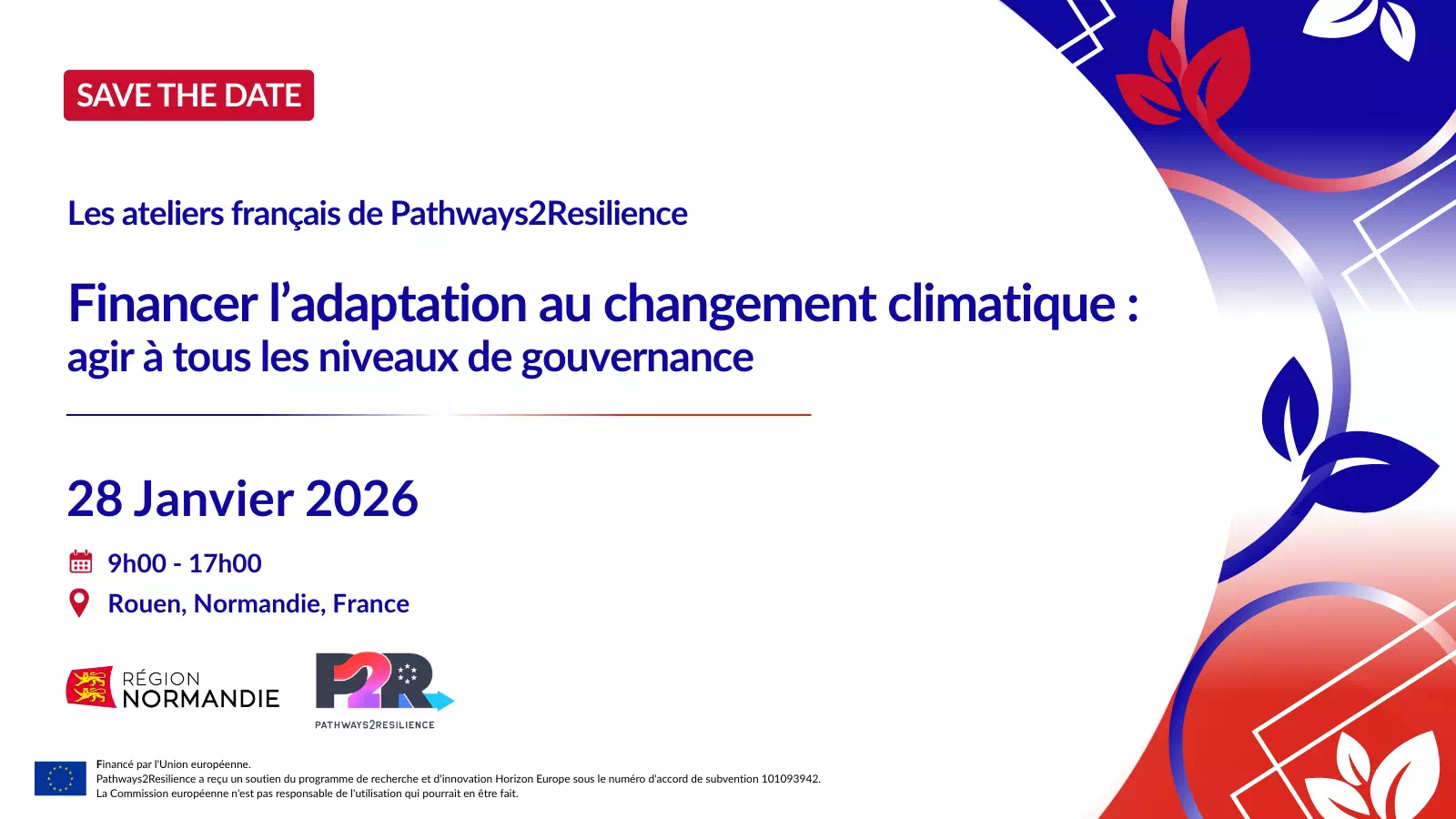 image Pathways2Resilience Workshop in France: Financing Climate Change Adaptation