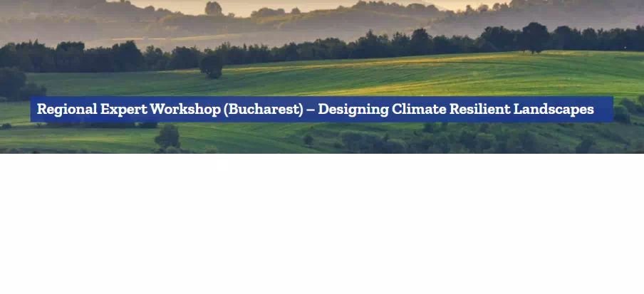 image Regional Expert Workshop on Designing Climate Resilient Landscapes